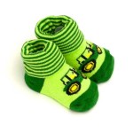  John Deere Infant Tractor Cuff Booties 0-6 months